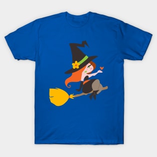 Cute Redhaired Witch T-Shirt